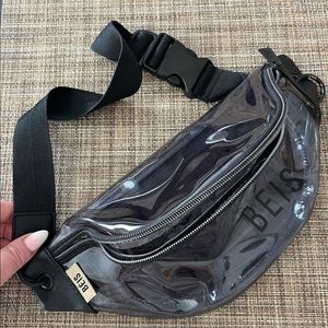 Beís clear smoked black Fanny pack